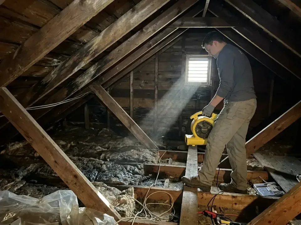 attic-water-damage-drying-proc-007 — frequently asked questions, Emergency Water Extraction & 24/7 Flood Response in Bonham,…